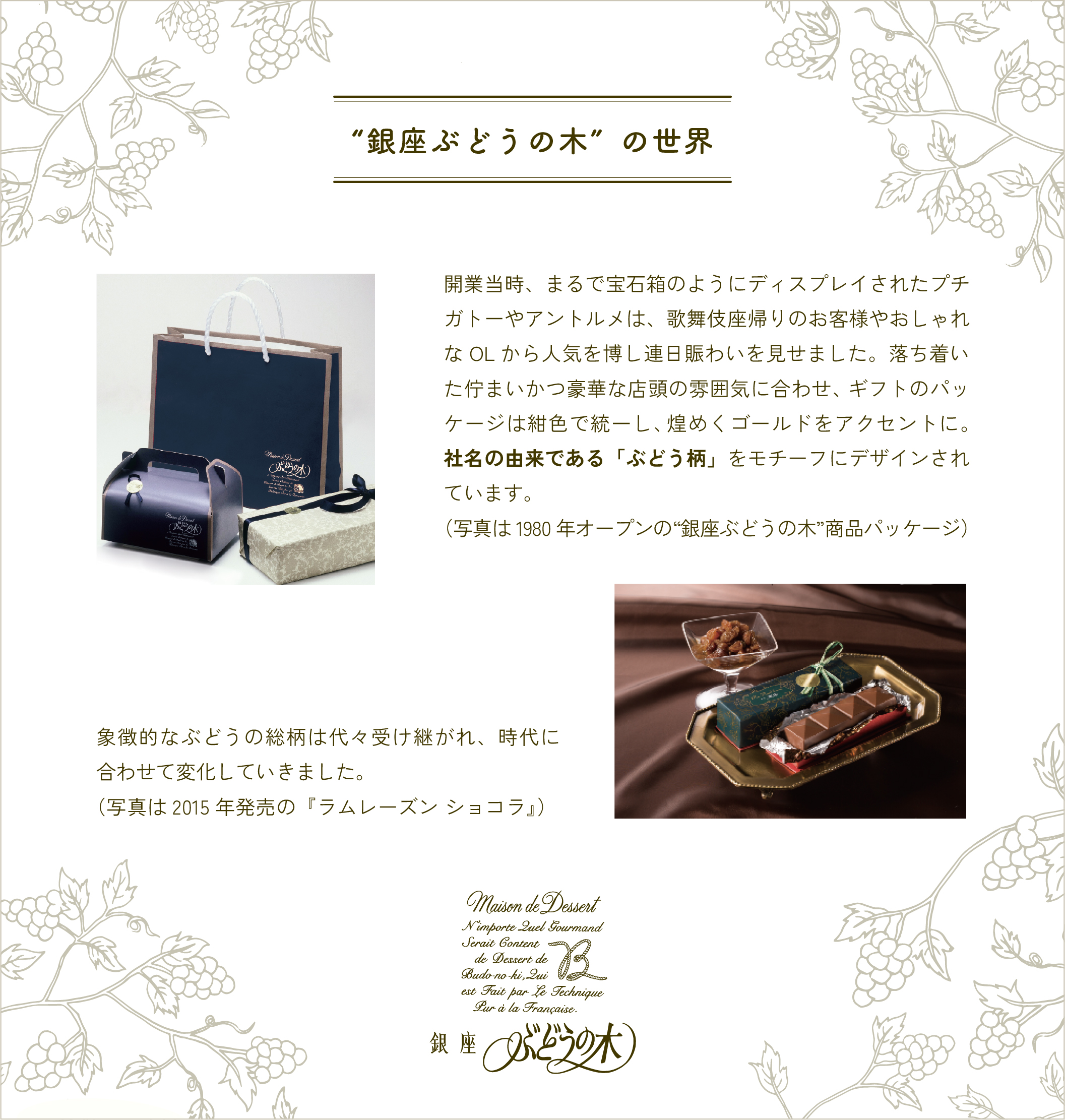 「銀座ぶどうの木」の世界